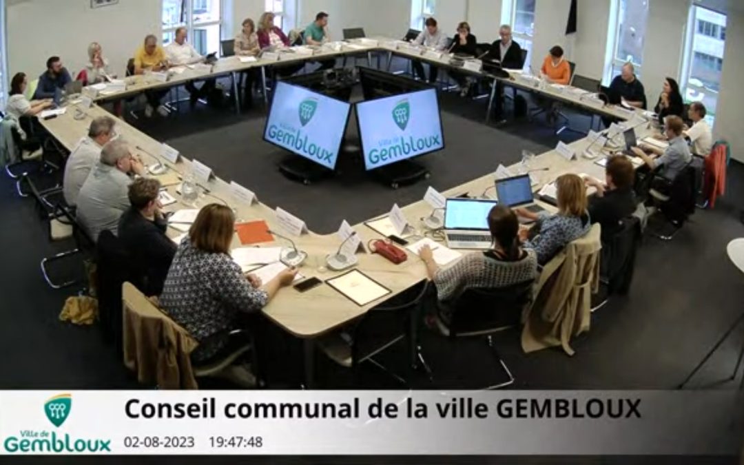 Conseil communal du 2 août 2023